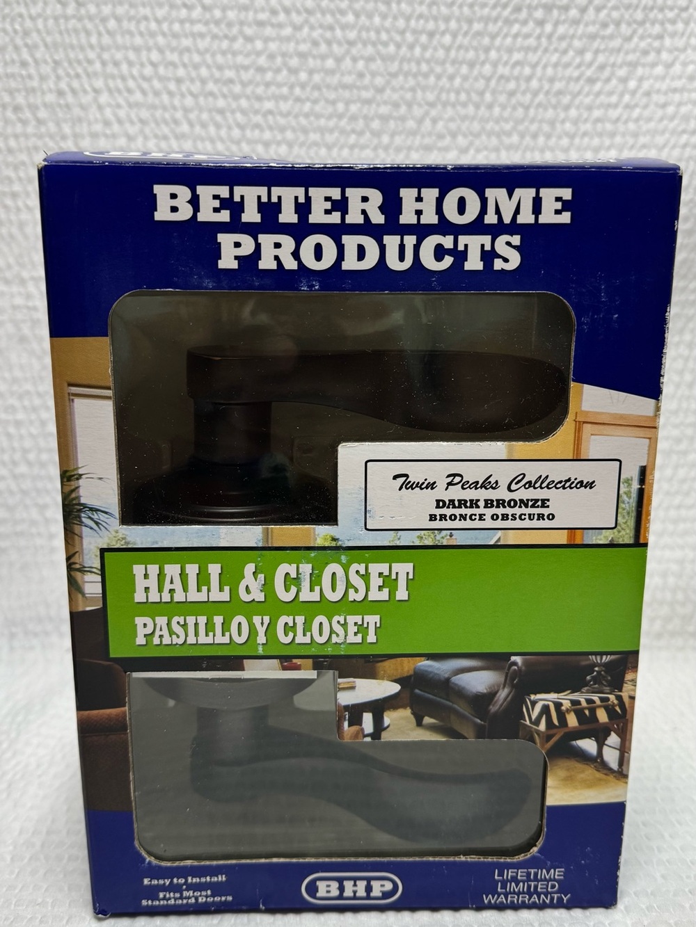Better Home Products Dark Bronze Hall & Closet Door Lever